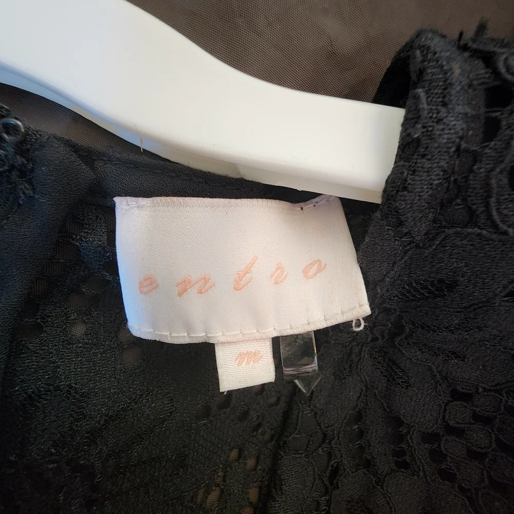 Entro Black Lace Romper - Picture 2 of 4